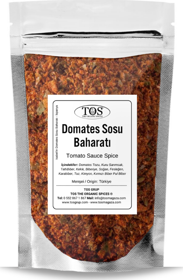 Isabel'in Domates Sosu Baharatı 500 gr Isabel’s Tomato Sauce Seasoning - Image 1
