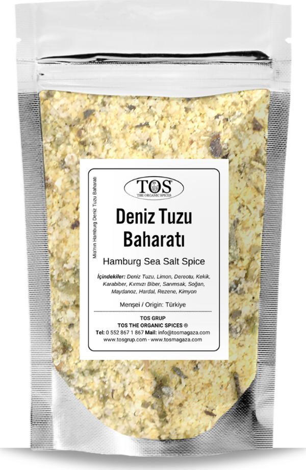 Mia'nın Hamburg Deniz Tuzu Baharatı 250 gr Mia's Hamburg Sea Salt Spice - Image 1
