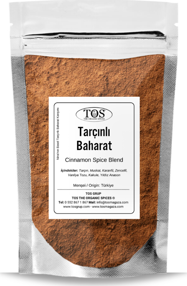 Nina'nın Basel Tarçınlı Baharat Karışımı 250 gr Nina's Basel Cinnamon Spice Blend - Image 1