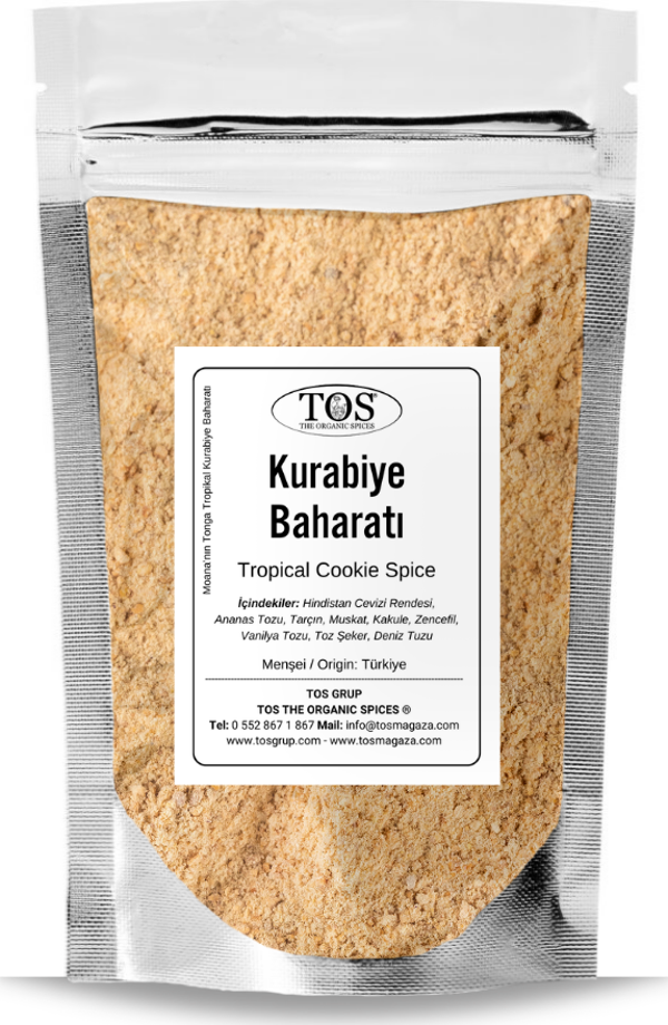Moana’nın Tonga Tropikal Kurabiye Baharatı 500 gr Moana’s Tongan Tropical Cookie Spice - Image 1