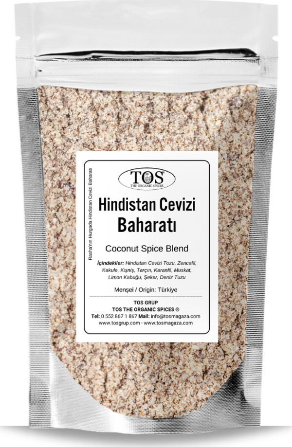 Rasha'nın Hurgada Hindistan Cevizi Baharatı 500 gr Rasha's Hurghada Coconut Spice - Image 1
