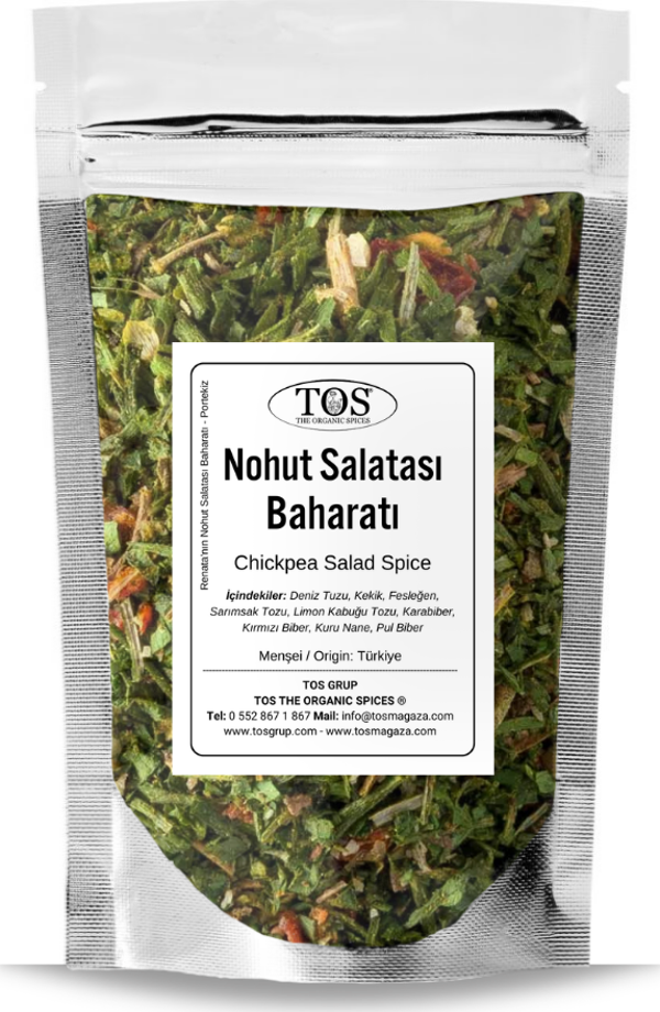 Renata'nın Nohut Salatası Baharatı 100 gr Renata’s Chickpea Salad Seasoning - Image 1