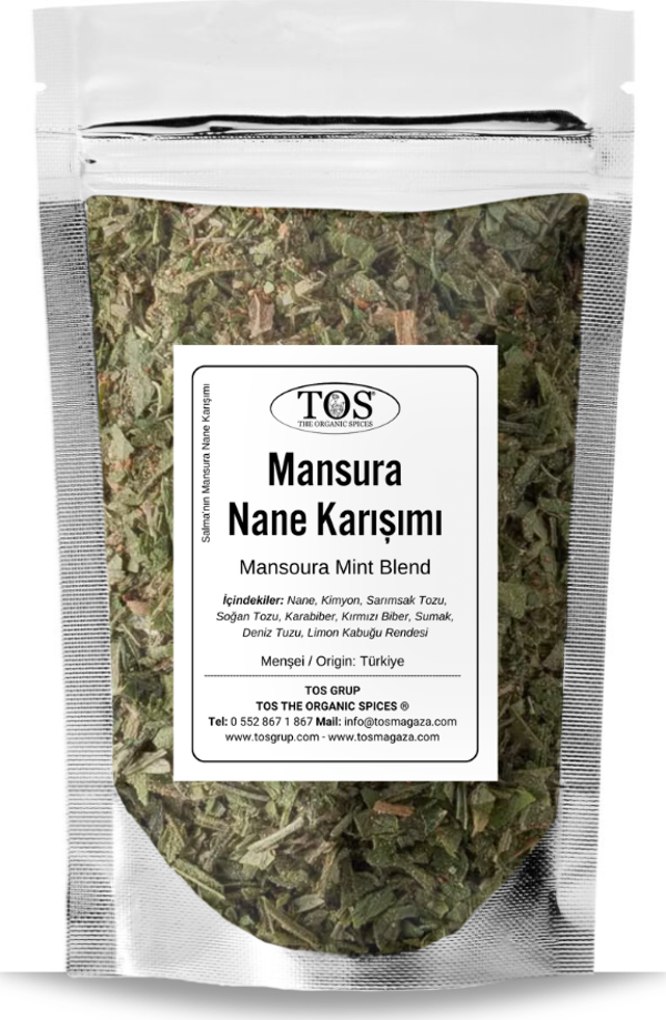 Salma'nın Mansura Nane Karışımı 250 gr Salma's Mansoura Mint Blend - Image 1