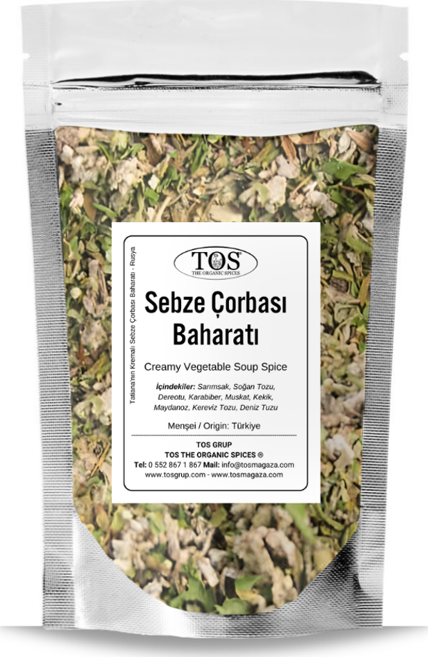 Tatiana'nın Kremalı Sebze Çorbası Baharatı 250 gr Tatiana's Creamy Vegetable Soup Seasoning - Image 1