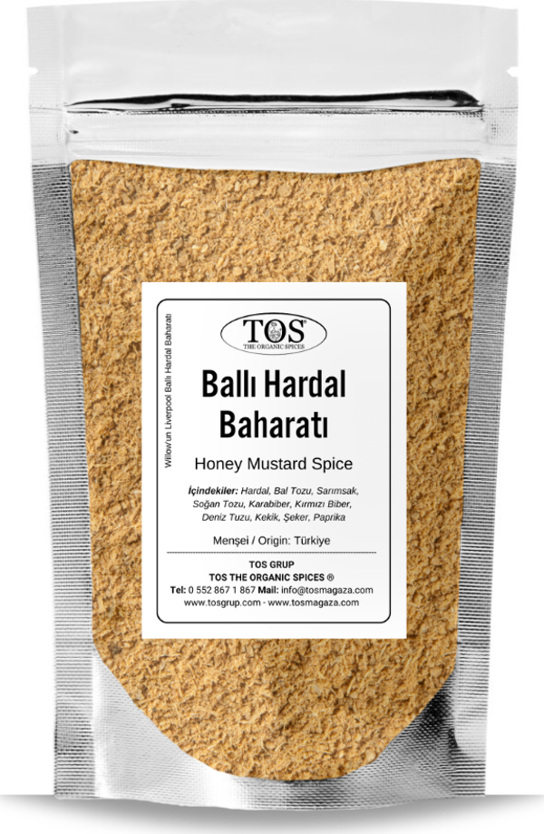 Willow'un Liverpool Ballı Hardal Baharatı 250 gr Willow's Liverpool Honey Mustard Spice - Image 1