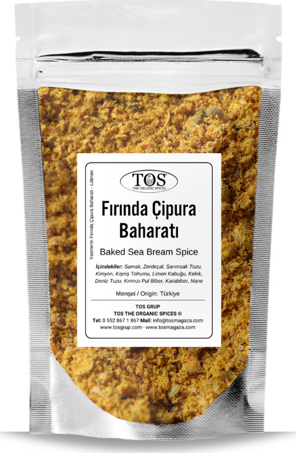 Yasmin'in Fırında Çipura Baharatı 100 gr Yasmin’s Baked Sea Bream Seasoning - Image 1