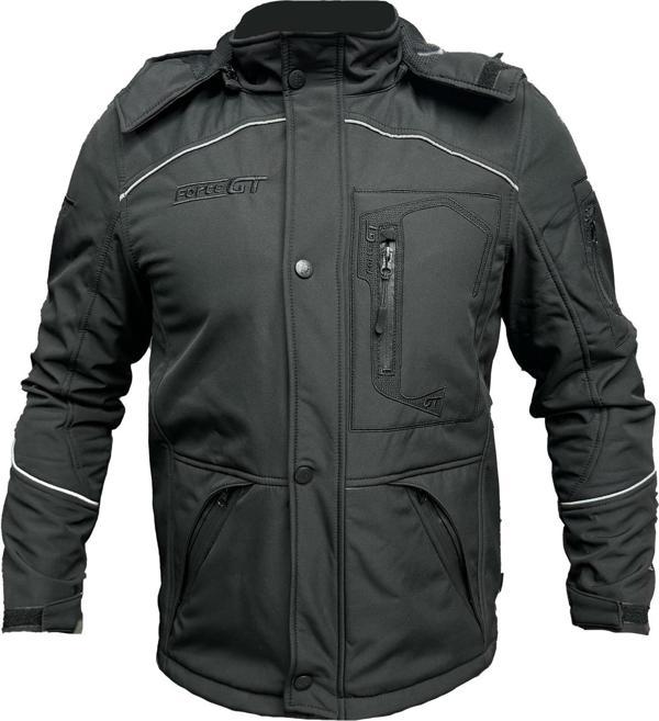 Forte Gt 1084 Babil Full Koruma 4 Mevsim Kışlık Softshell Motosiklet Montu S Beden Siyah - Image 1