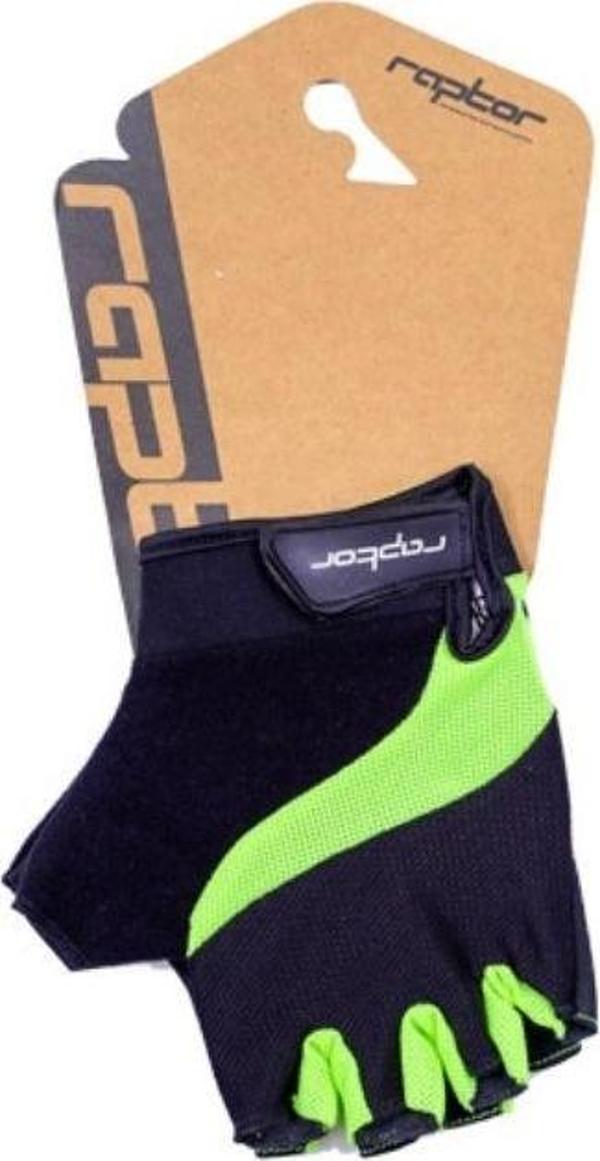 Raptor XC Sport Eldiven Kısa ParmakBisiklet Eldiveni MTB Yarım Parmak Eldiven XL Beden Yeşil - Image 1