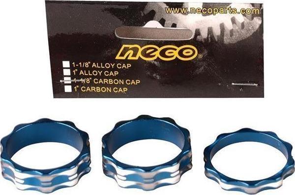 Neco Bisiklet Boğaz Altı Bilezik 1-1/8 (Spacer-R) 28.6 Mavi Gidon Spacer Seti 3'lü  - Image 1