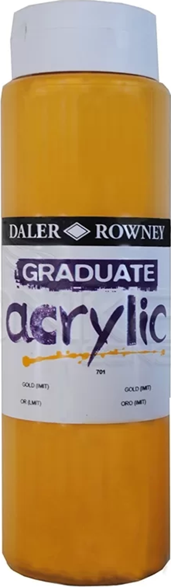 Daler Rowney Graduate Akrilik Boya 500ml 701 Gold - Image 1