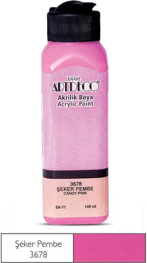 Artdeco Akrilik Boya 140 ml Şeker Pembe - Image 1