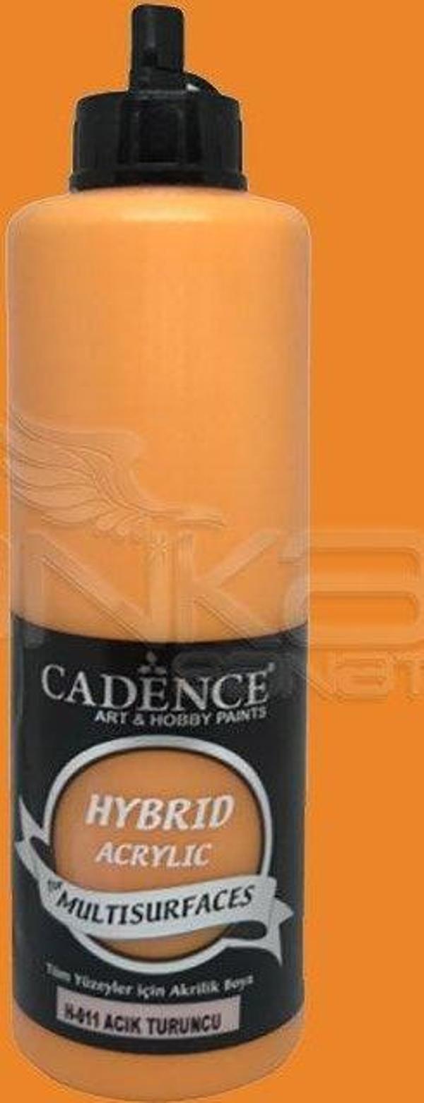 Cadence Hybrid Acrylic For Multisurfaces Tüm Yüzeyler İçin Akrilik Boya 500ml H-011 Açık Turuncu - Image 1