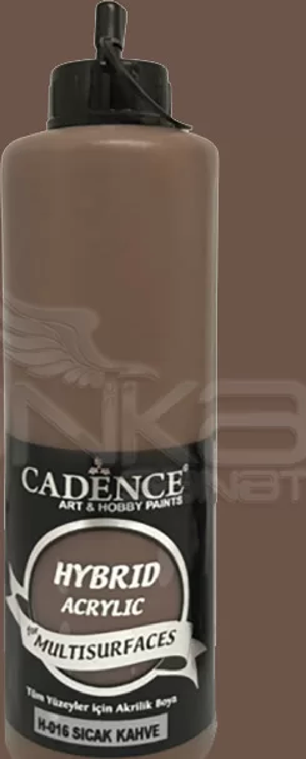 Cadence Hybrid Acrylic For Multisurfaces Tüm Yüzeyler İçin Akrilik Boya 500ml H-016 Sıcak Kahve - Image 1
