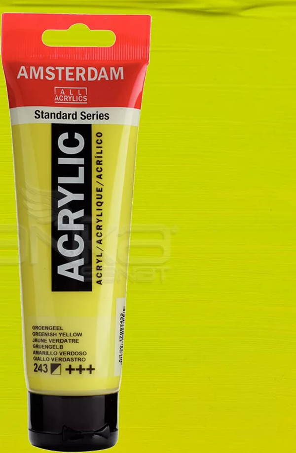 Amsterdam Akrilik Boya 120ml 243 Greenish Yellow - Image 1