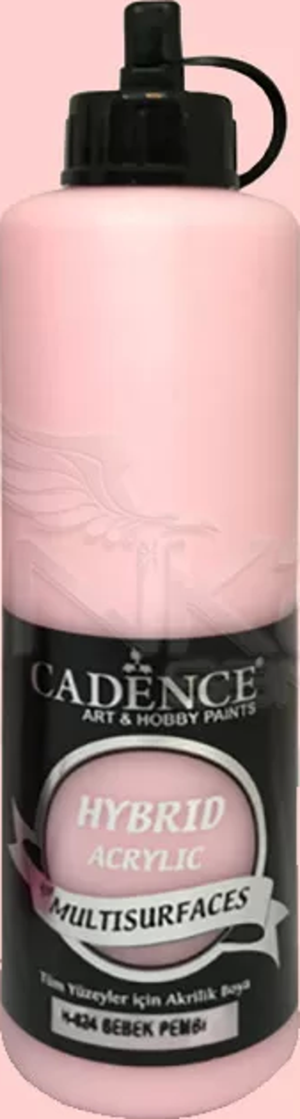 Cadence Hybrid Acrylic For Multisurfaces Tüm Yüzeyler İçin Akrilik Boya 500ml H024 Bebek Pembe - Image 1