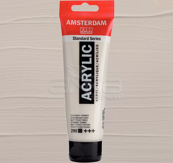 Amsterdam Akrilik Boya 120ml 290 Titanium Buff Deep - Image 1