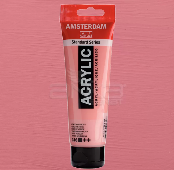 Amsterdam Akrilik Boya 120ml 316 Venetian Rose - Image 1