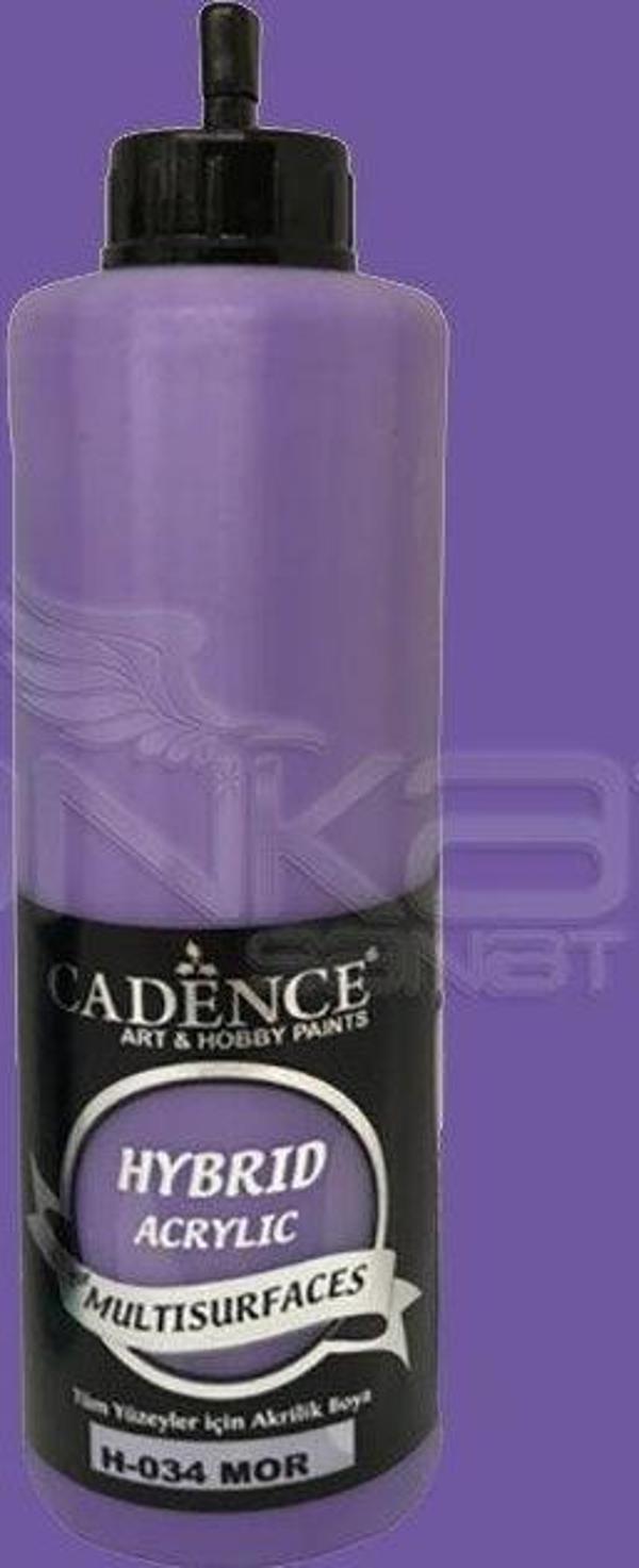 Cadence Hybrid Acrylic For Multisurfaces Tüm Yüzeyler İçin Akrilik Boya 500ml H034 Mor - Image 1