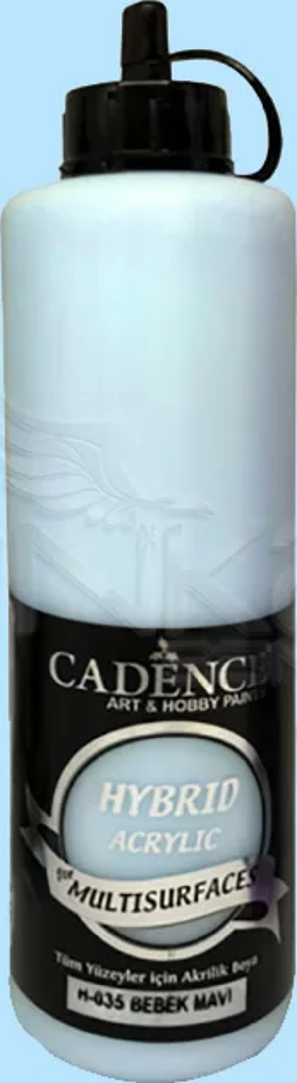 Cadence Hybrid Acrylic For Multisurfaces Tüm Yüzeyler İçin Akrilik Boya 500ml H035 Bebek Mavi - Image 1