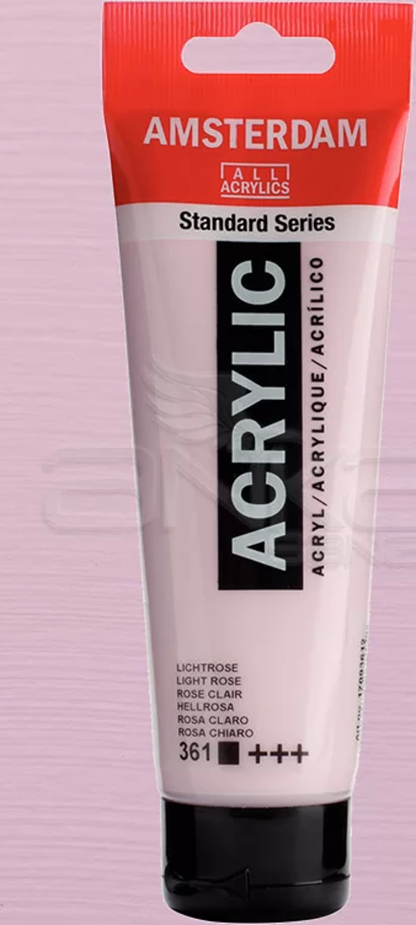 Amsterdam Akrilik Boya 120ml 361 Light Rose - Image 1