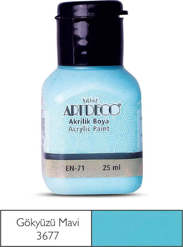 Artdeco Akrilik Boya 25 ml Gökyüzü Mavi - Image 1