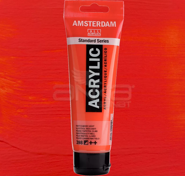 Amsterdam Akrilik Boya 120ml 398 Naphthol Red Light - Image 1