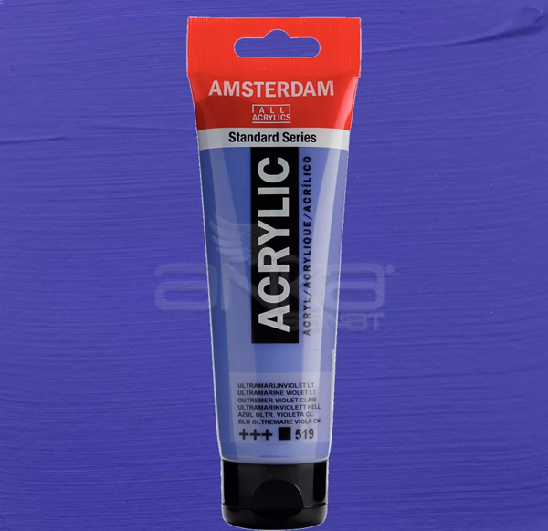 Amsterdam Akrilik Boya 120ml 519 Ultramarine Violet Light - Image 1