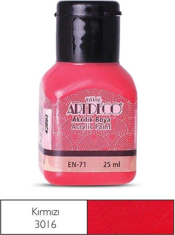 Artdeco Akrilik Boya 25 ml Kırmızı - Image 1