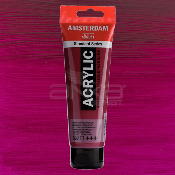 Amsterdam Akrilik Boya 120ml 567 Permanent Red Violet - Image 1