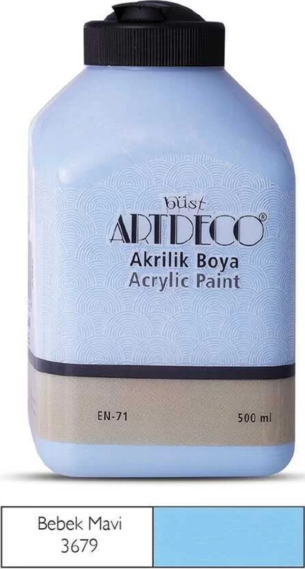 Artdeco Akrilik Boya 500 ml Bebek Mavi - Image 1