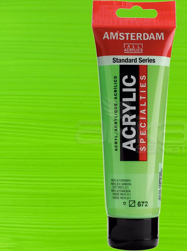 Amsterdam Akrilik Boya 120ml 672 Reflex Green - Image 1