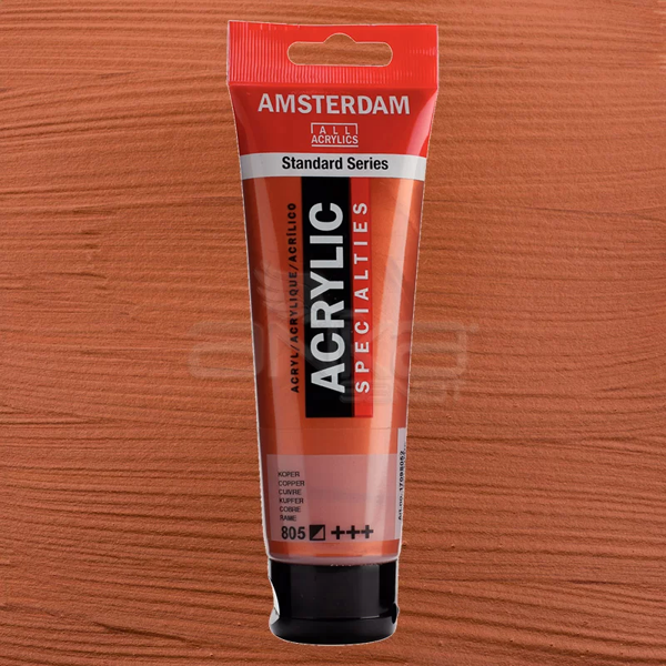 Amsterdam Akrilik Boya 120ml 805 Copper - Image 1