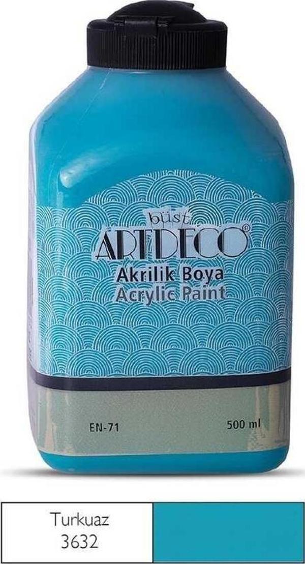 Artdeco Akrilik Boya 500 ml Turkuaz - Image 1