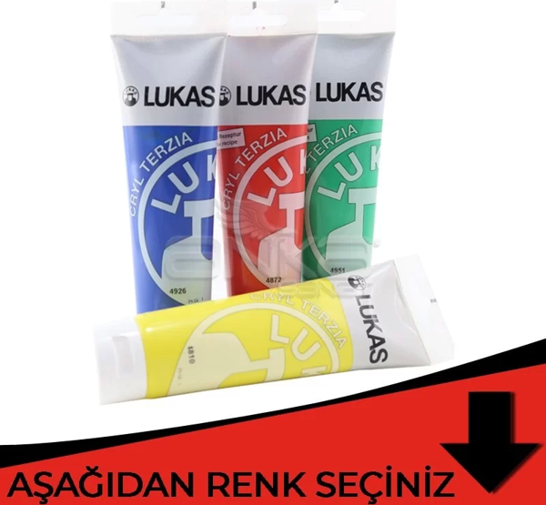 Lukas Terzia Akrilik Boya 125ml Kırmızı Tonlar - Image 1