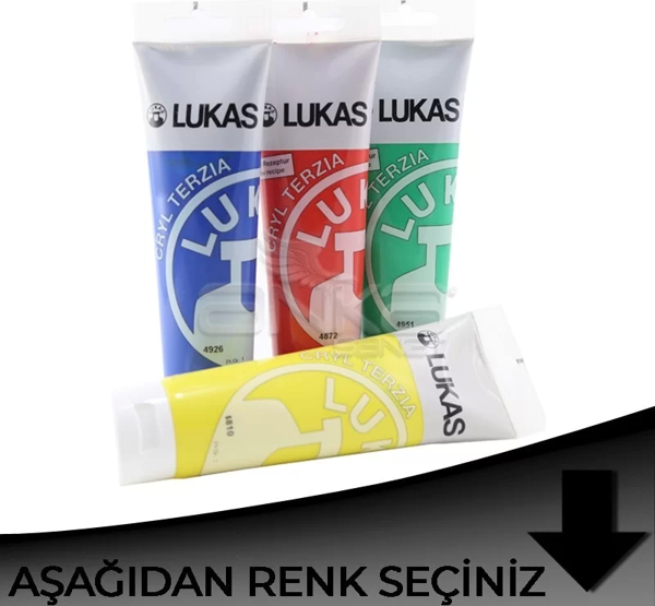 Lukas Terzia Akrilik Boya 125ml Siyah Tonlar - Image 1