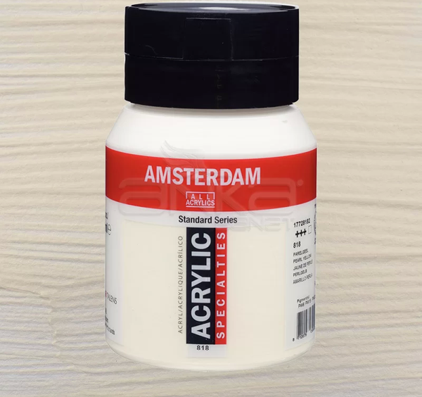 Amsterdam Akrilik Boya 500ml 818 Pearl Yellow - Image 1