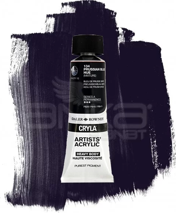 Daler Rowney Cryla Artist Akrilik Boya 75ml 134 Prussian Blue Hue Seri A - Image 1