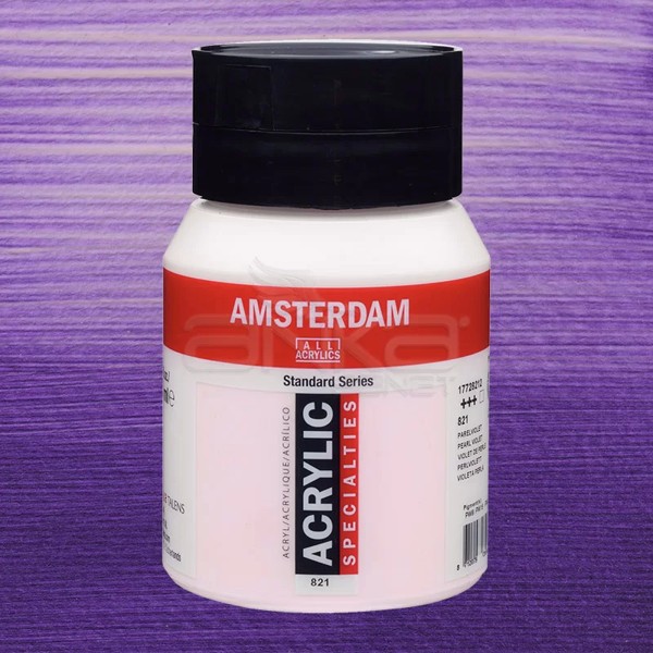 Amsterdam Akrilik Boya 500ml 821 Pearl Violet - Image 1