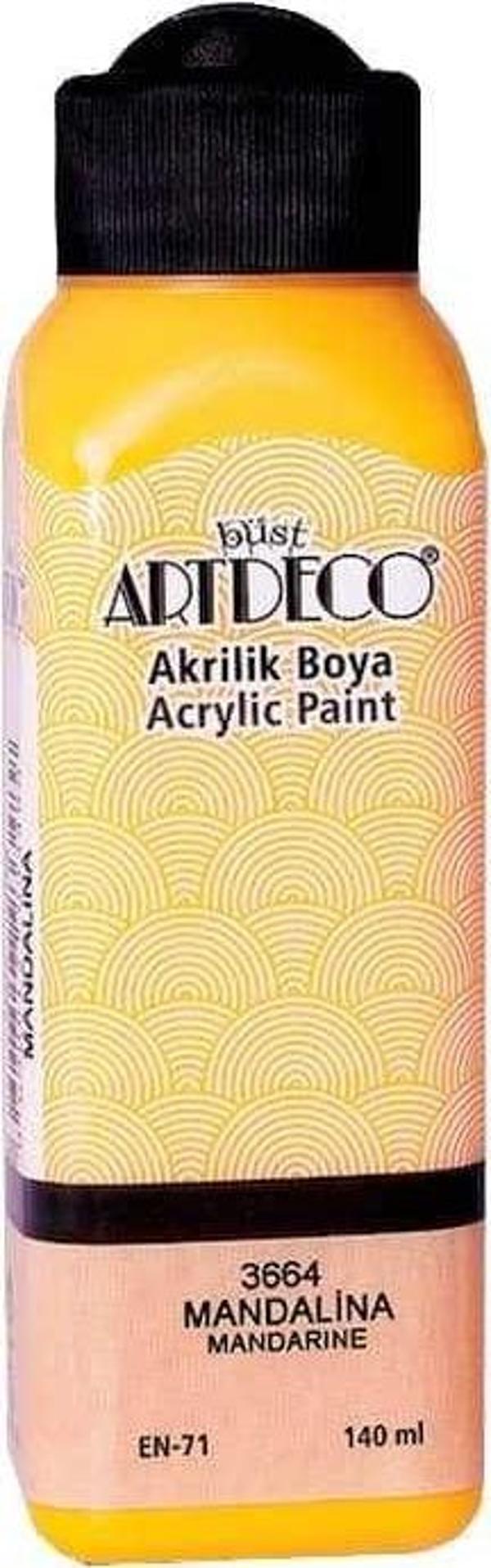 Artdeco Akrilik Boya Mandalina 140 ml - Image 1