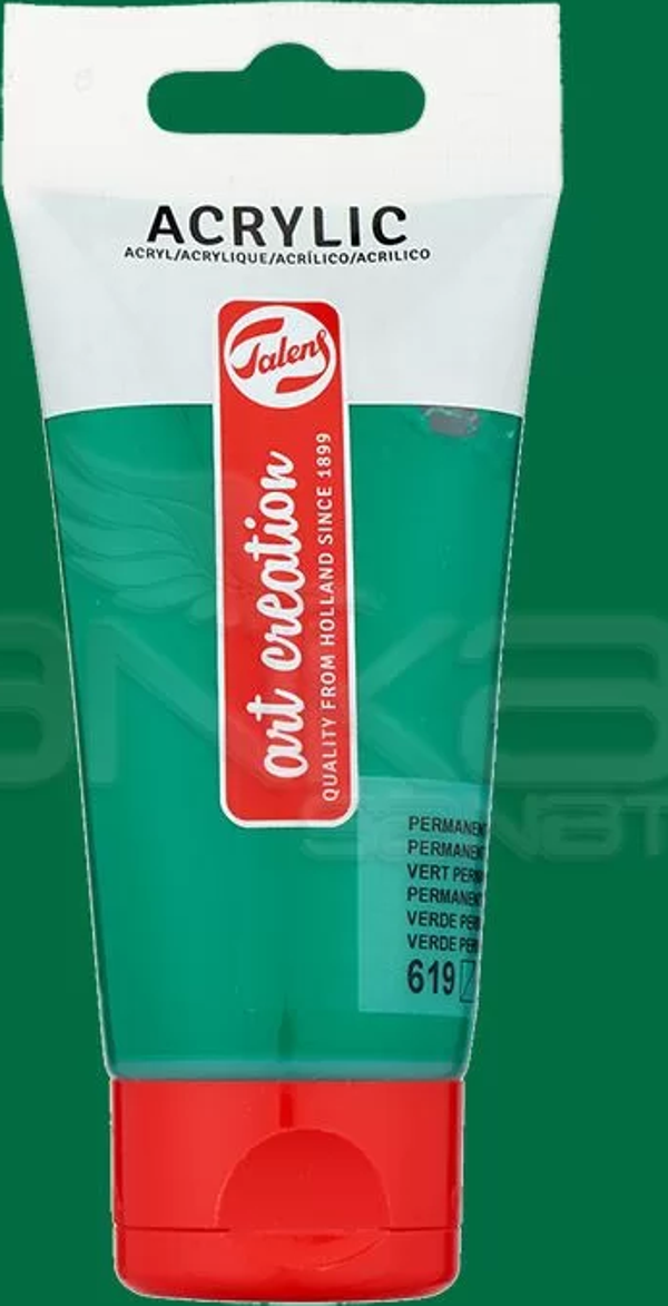 Art Creation Akrilik Boya 75ml 619 Permanent Green Deep - Image 1