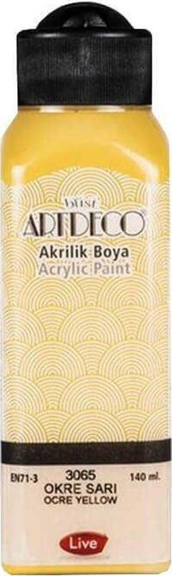 Artdeco Akrilik Boya Okre Sarı 140 ml - Image 1