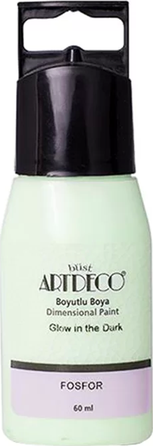 ARTDECO 042C BOYUTLU BOYA 660 FOSFORLU YEŞİL 60ml - Image 1