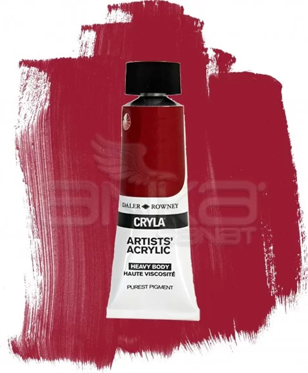 Daler Rowney Cryla Artist Akrilik Boya 75ml 508 Carmine Hue Seri C - Image 1