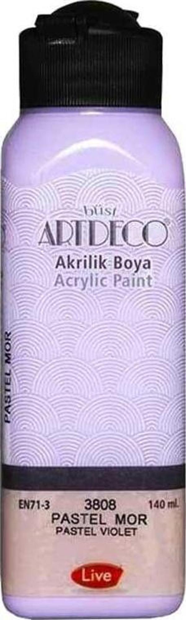 Artdeco Akrilik Boya Pastel Mor 140 ml - Image 1