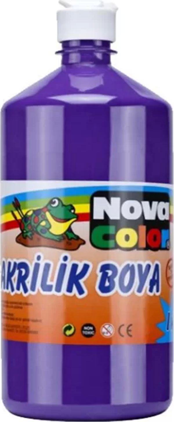 NOVA COLOR NC-229 AKRİLİK BOYA MOR 1kg - Image 1
