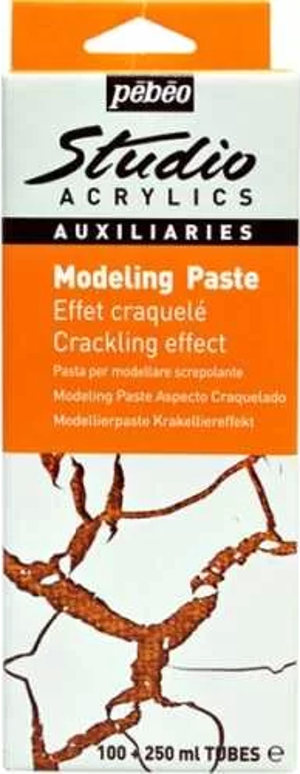 Pebeo Modeling Paste Studio Çatlatma Rölyef Macunu 100+250ml - Image 1