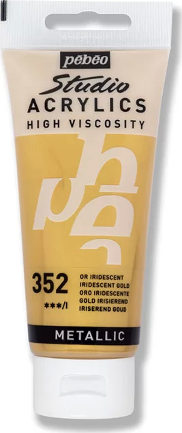 Pebeo Studio Akrilik Boya 352 Gold 100ml - Image 1