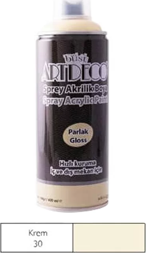 ARTDECO SPREY AKRİLİK BOYA 030 KREM 400ml (Y-400) - Image 1