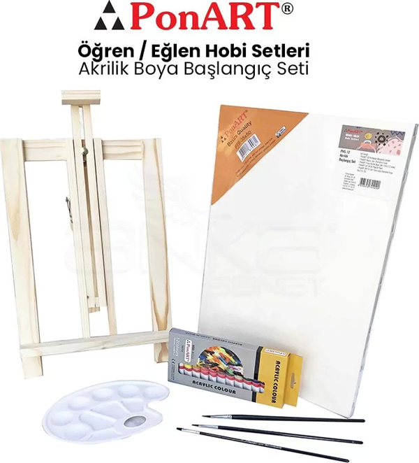 Ponart Akrilik Boya Başlangıç Seti PHS-12 - Image 1