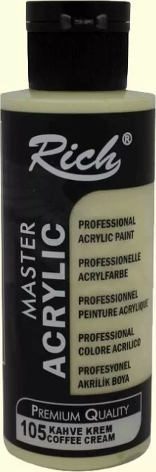 Rich Master Akrilik Boya 120ml 105 Coffe Cream - Image 1
